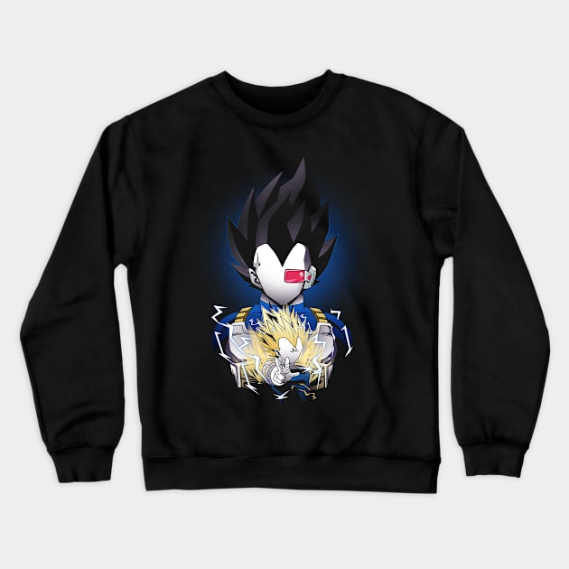 Saiyan Prince Crewneck Sweatshirt by PanosStamo